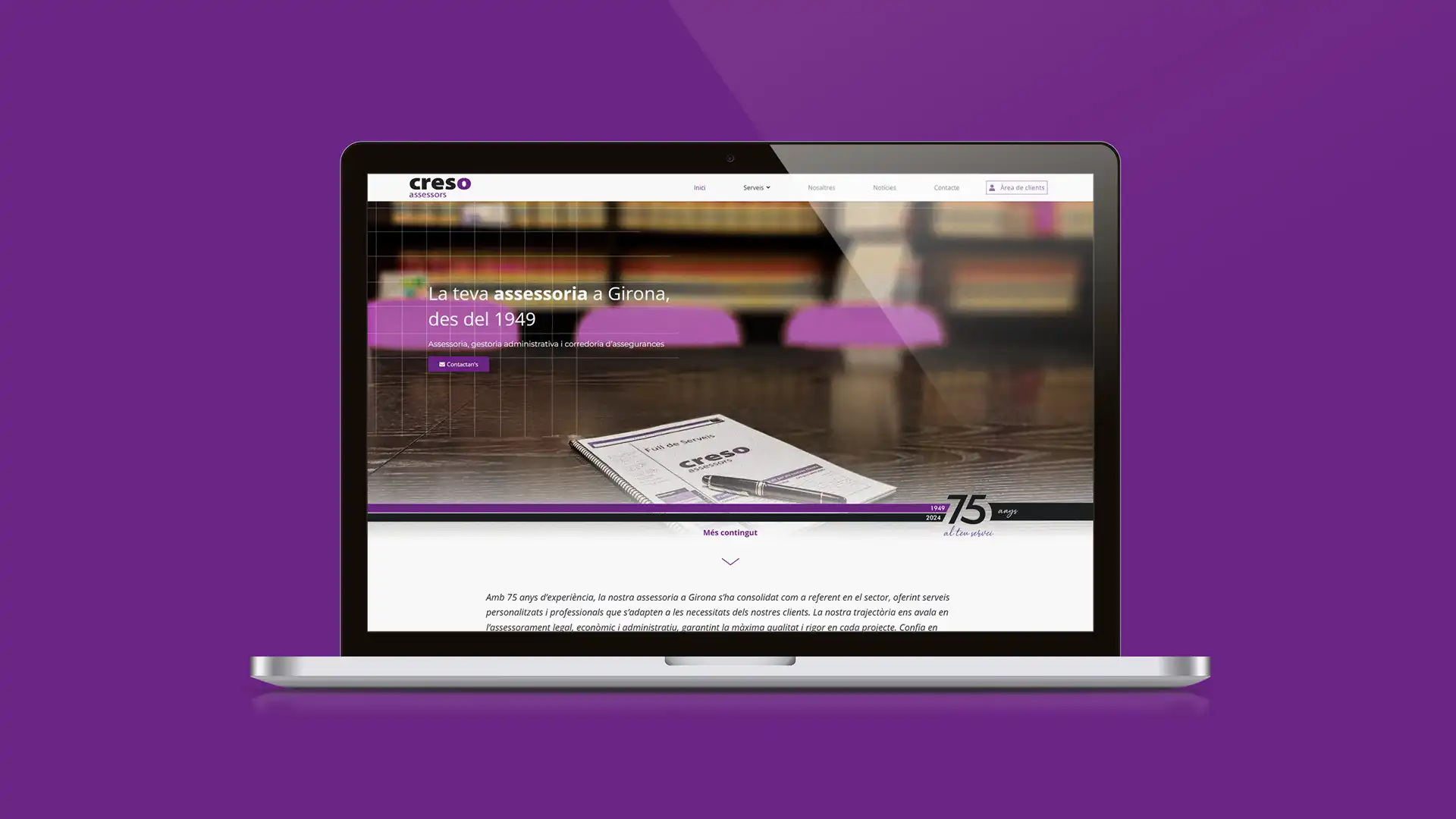 Mockup Creso - Projectes